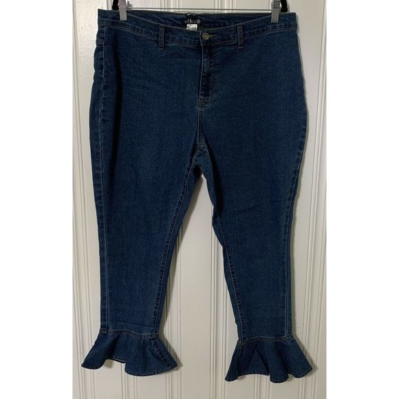women's size 18 pants waist inches